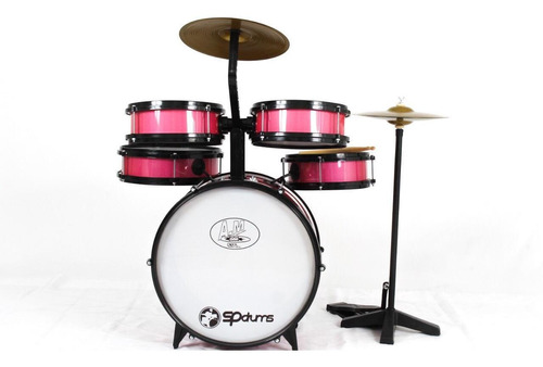 Bateria Infantil Rock Baby 2 Tons Com Chimbal