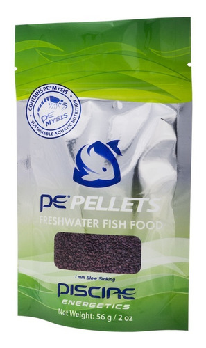 Mysis Alimento En Pellet 1 Mm Para Peces De Agua Dulce 56gr