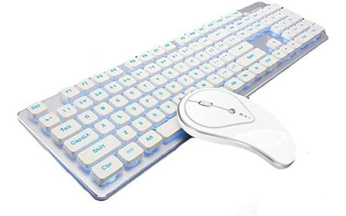 Combo De Ratón Inalámbrico Con Teclado Para Juegos,