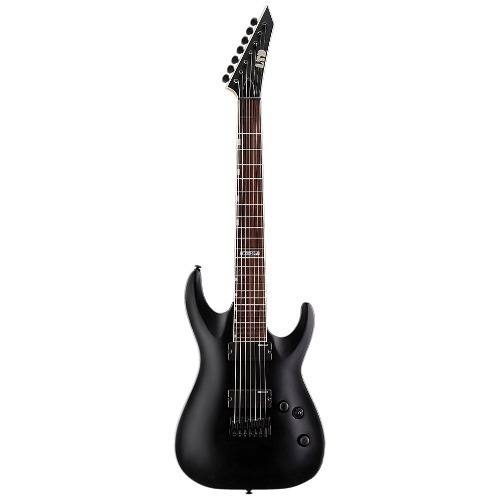 Guitarra Eléctrica Ltd By Esp Mh207-blks De 7 Cuerdas Negra