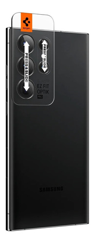Imagen 3 de 9 de Vidrio Templado Spigen Para Camara De Samsung S23 Ultra