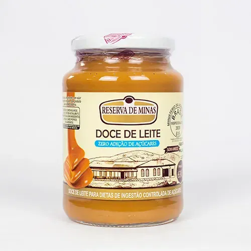 Doce De Leite Diet 630g - Zero Adicão De Açucar