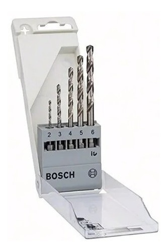 Set X 5 Mecha Metal Acero Rapido Encastre 1/4 Bosch 517