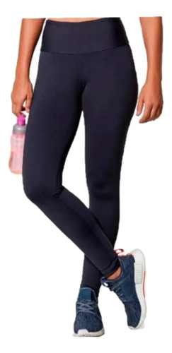 Calza Leggings De Supplex Reforzado, Cintura Faja - Termica