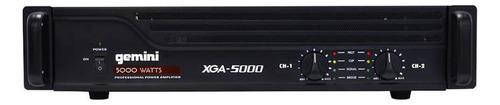Amplificador Gemini Xga5000 5000w Peak / 1100w Rms Bi-volt