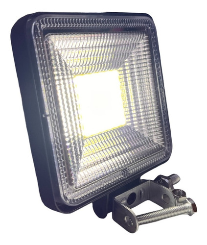 Faro Led Cuadrado Blanco 25mm 36 Led 48w Alto Brillo