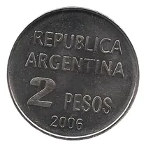 Comprar Lote 10 Monedas Argentina Derechos Humanos 2 Pesos Año 2006