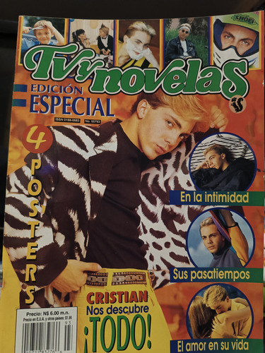 Revista Tv Y Novelas Especiales Cristian Castro Gallito Feli