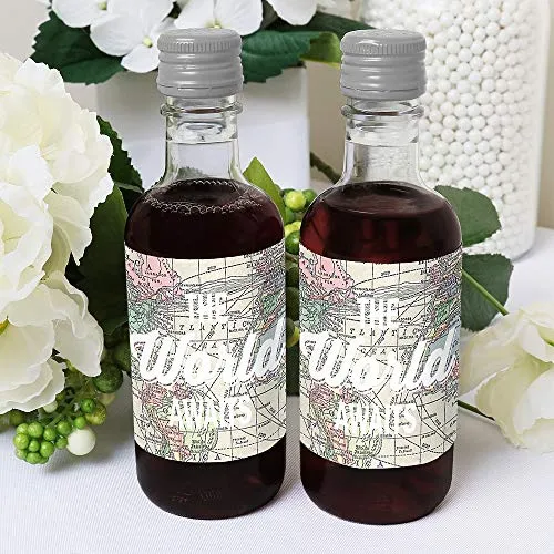 World Awaits - Etiquetas Autoadhesivas Para Botellas De Vino