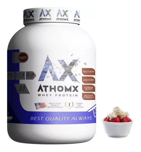 Proteina Suero 80% Whey Protein 1 Kg, Athomx Calidad Premium