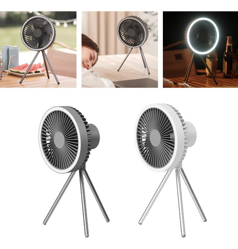 Ventilador De Mesa Con Trípode Portátil De 3 Velocidades,
