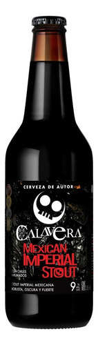 Cerveza Calavera Mexican Imperial Stout Botella 355ml