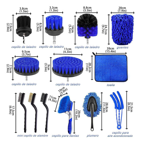 26 Piezas Kit De Limpieza Para Auto.kit Para Lavar Auto Con