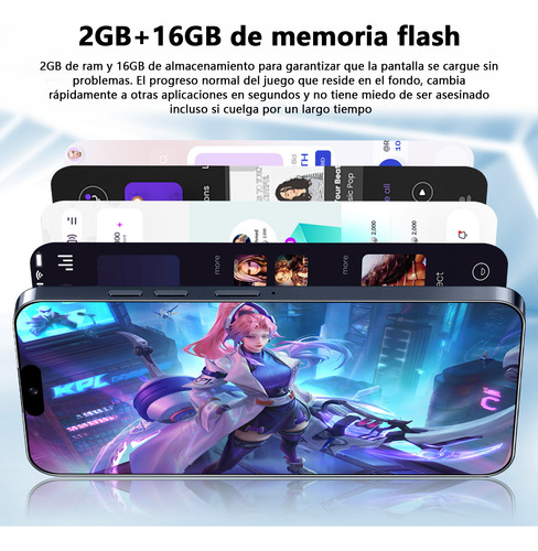 Teléfonos Inteligentes Android Baratos C15 Pro Max 6.28 Pulgadas Ram2gb Y Rom16gb