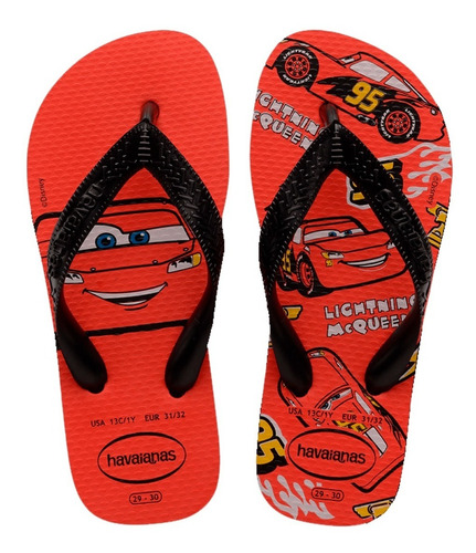 Ojotas Sandalias Havaianas Niño K Cars Originales