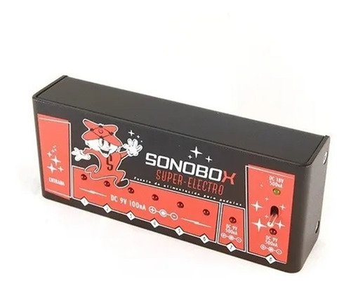 Fuente Múltiple Sonobox Super Electro 8 Pedales