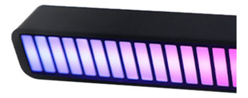 . Rgb Led Música Rítmica Activada Por Voz Luz Control De