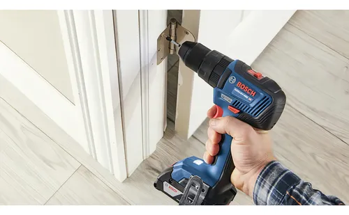 Bosch Gsb18v-490b12-rt 18v Ec Kit De Taladro De Martillo In. Color Blanco
