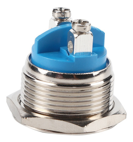 Interruptor De Botón Pulsador 19mm Impermeable Bocina De Met