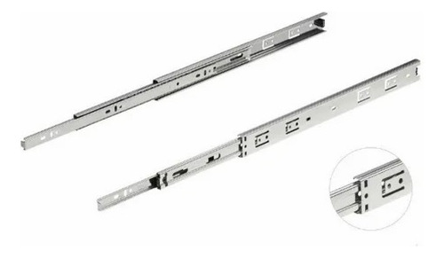 Corrediça Telescópica 450mm 37kg Hardt
