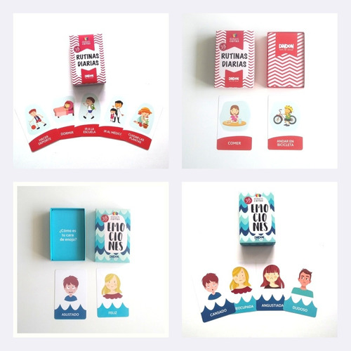 Cartas Didácticas De Emociones Y Rutinas Diarias