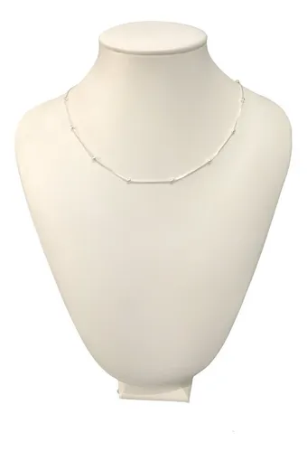 Gargantilha Choker Bolinha Veneziana A Prata 925 Antialergic