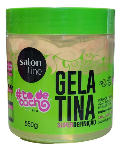 Salón Line To De Cacho Gelatina 550 Gr Gel Definición