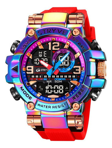 Reloj Deportivo Multifuncional Impermeable, Colorido, Multif