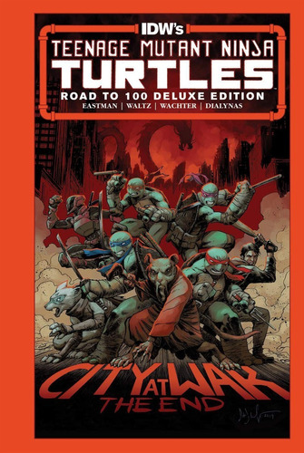 Libro Teenage Mutant Ninja Turtles Road To 100 - Deluxe Ed