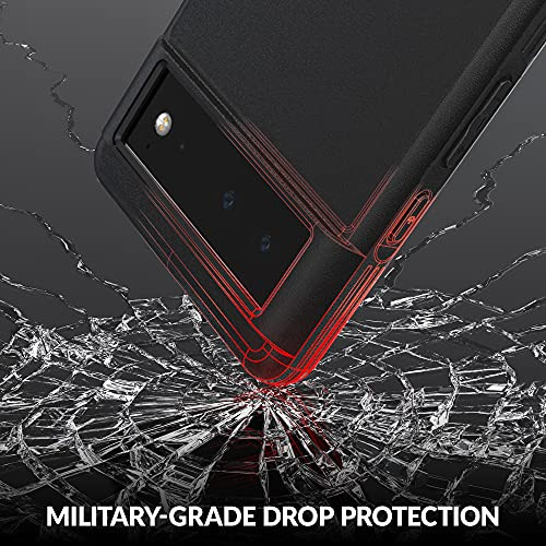 Funda Para Google Pixel 6 Negro A Prueba Golpes - 1
