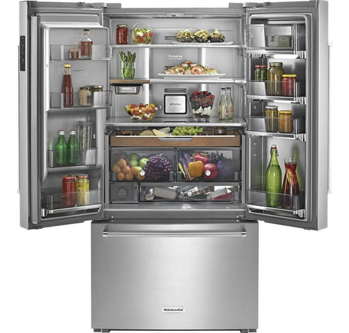 Refrigerador  Kitchenaid® Krfc704fss (24p³) Nueva En Caja