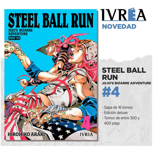 Imagen 2 de 3 de Jojo's Bizzarre Adventure Parte 7: Steel Ball Run #04