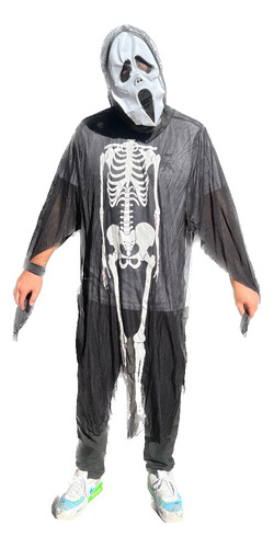 Disfraz Halloween De Esqueleto Para Hombres Adultos Comodo Y Economico