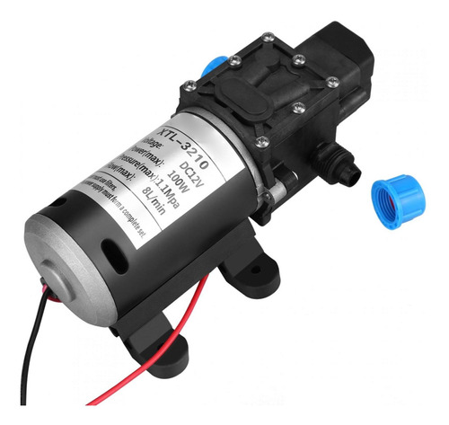 Bomba De Diafragma De Alta Presión 12v 100w 160psi 8l/min