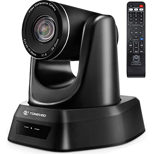 Cámara Ptz Con Zoom Óptico 3x Videoconferencia Usb 1080p Gra