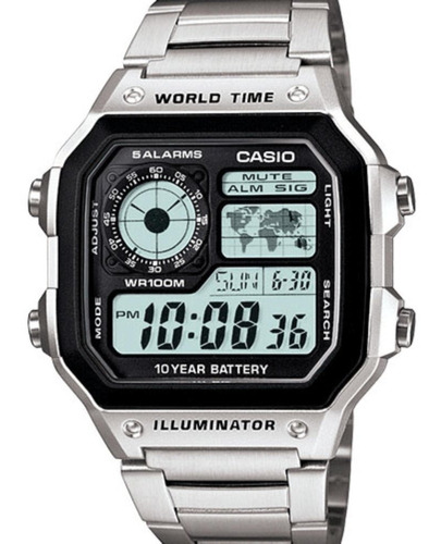 Reloj Hombre Casio Ae1200whd-1av. Nuevo. Envío Gratis