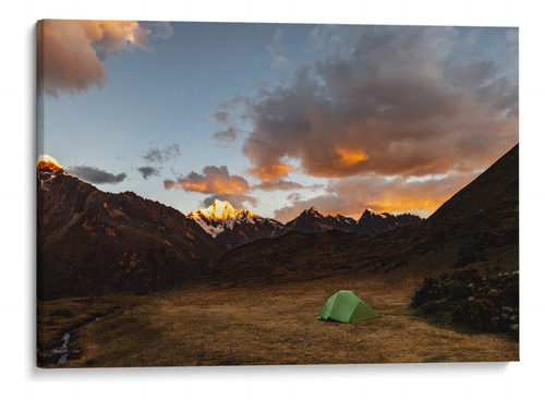 Canvas Lab Cuadro Camping En Los Andes 150x100
