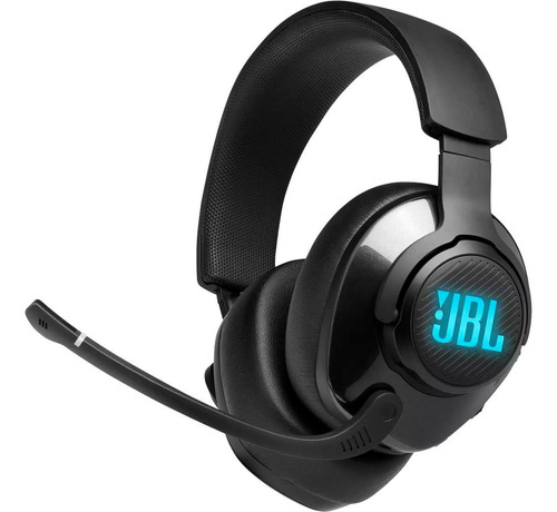 Auriculares Gamer JBL Quantum 400 JBLQUANTUM400 USB y 3.5mm Negro con luz LED