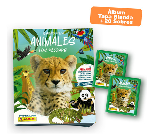 Pack El Mundo De Los Animales (álbum + 20 Sobres)