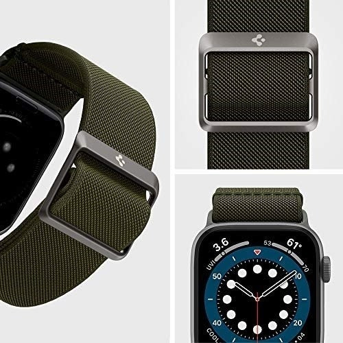 Imagen 3 de 6 de Malla Spigen Litefit Apple Watch 40m 6/se/5/4 38m3/2/1 Verde