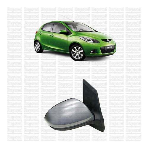 Espejo Electrico Mazda 2 2008 2014 Lado Izquierdo