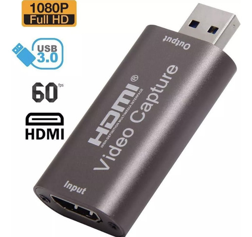 Capturadora Video Hdmi 4k 1080p 60hz New 3.0 Usb Para Juego