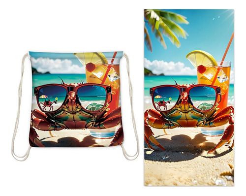 Toalla Extragrande G Beach Towel 2 En 1, Toalla De Fibra Fin