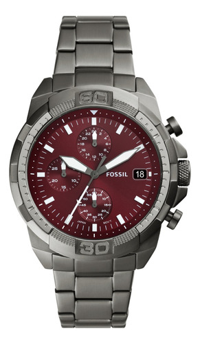 Reloj Hombre Fossil Bronson Gris Oscuro