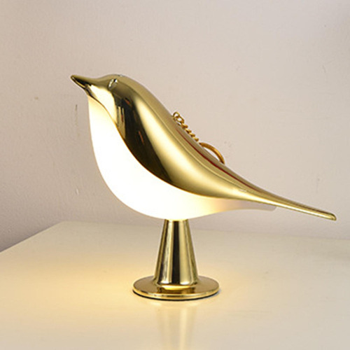 Estatua De Pájaro Luz De Escritorio Luz De Noche Led