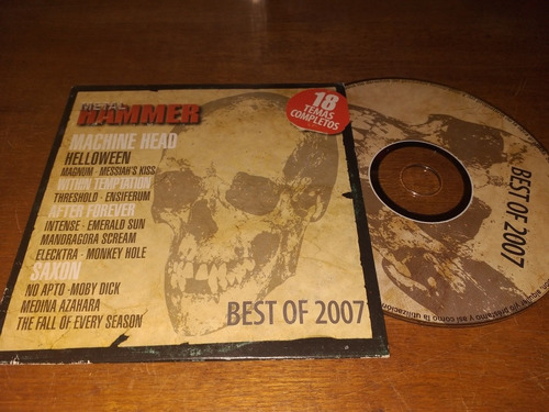 Metal Hammer Best Of 2007 Cd Helloween Saxon Machine Head