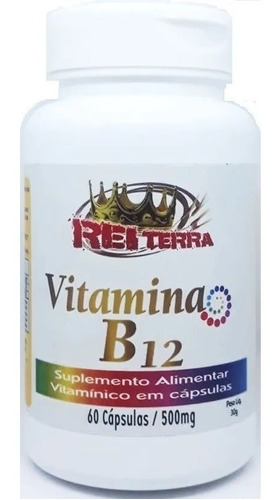 Vitamina B12 60 Cápsulas 500mg