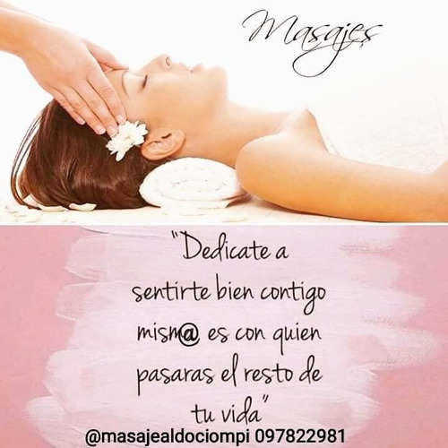 Imagen 1 de 5 de Masajes Relajantes , Descontracturantes A Domicilio Desde700