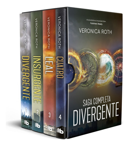 Estuche Saga Completa De Divergente - Veronica Roth