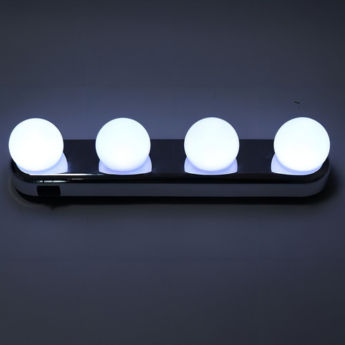 Studio Glow Arandela De Espelho Camarim 4 Lampadas Portátil